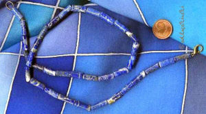 Lapislazuli-Röhren Glücks und Horoskopsteine